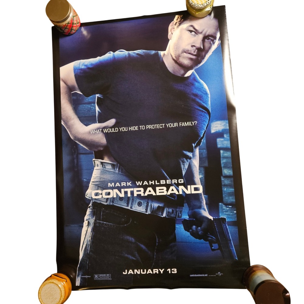 Contraband 2012 Original One Sheet Movie Poster 27x40 Mark Wahlberg D/S
